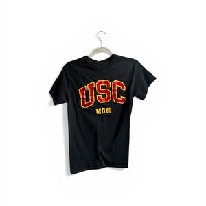 USC Mom Logo Tee Vintage Like Feel